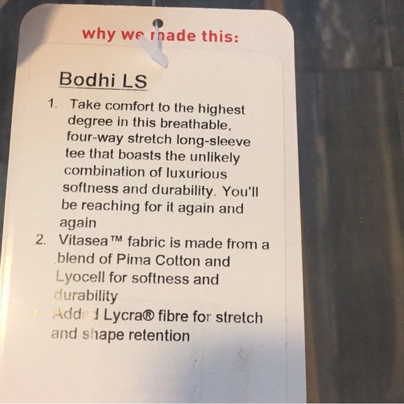LULULEMON Bodhi LS - Picture 3 of 5